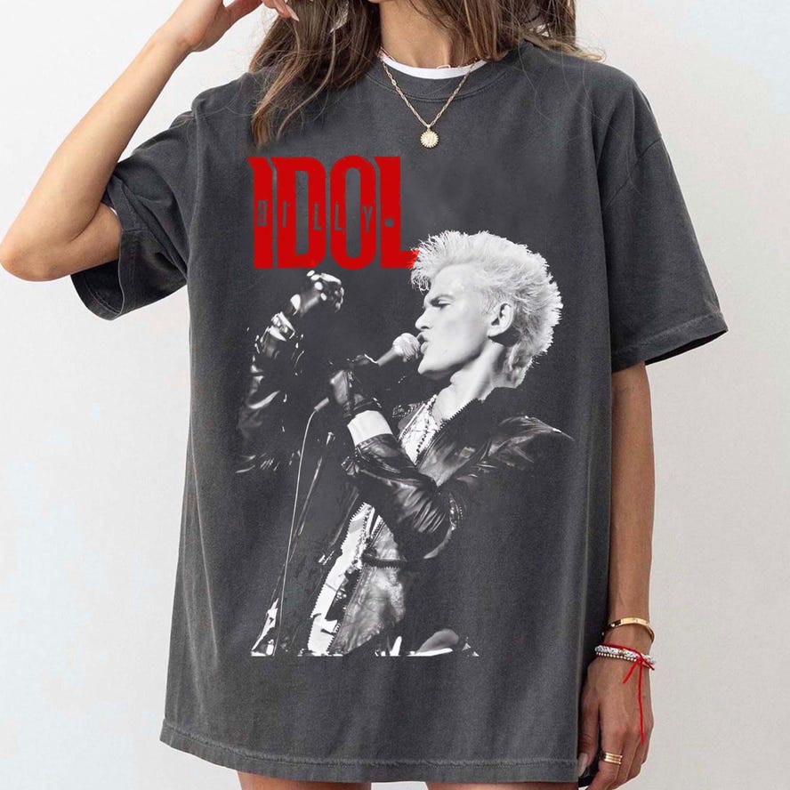 Billy Idol 2025 Concert, Billy Idol It'S Nice Day To Tour Again 2025 Shirt