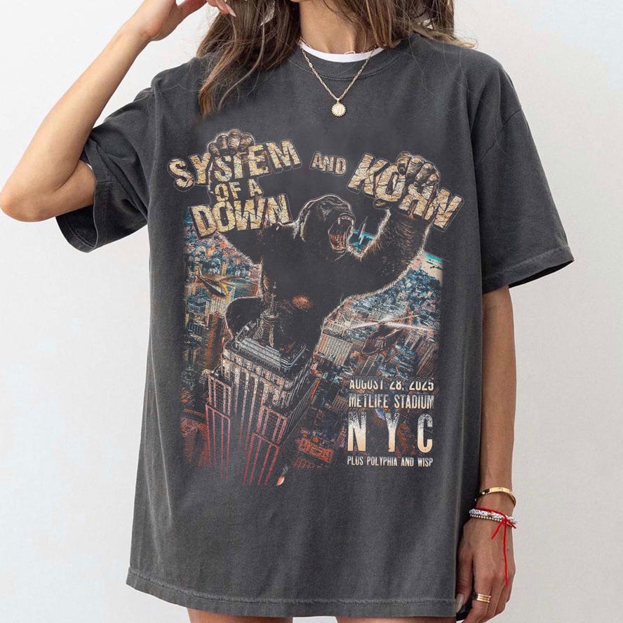 2025 System Of A Down Tour Fan Shirt