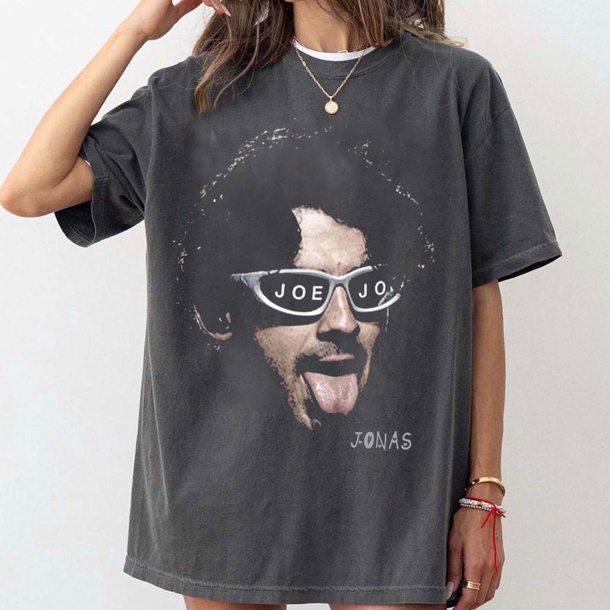 20Th Anniversary Of Jonas Face Shirt Shirt, Living The Dream Tour 2025 Shirt