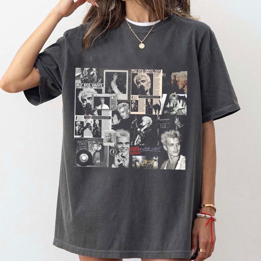 Billy Idol 2025 Concert, Billy Idol It'S Nice Day To Tour Again 2025 Shirt