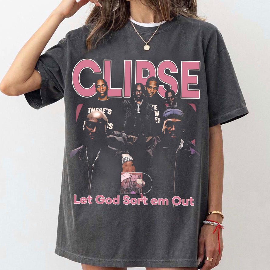 Clipse T-Shirt, Virginia Shirt, Let God Sort Them, Pharrell, Rap T-Shirt