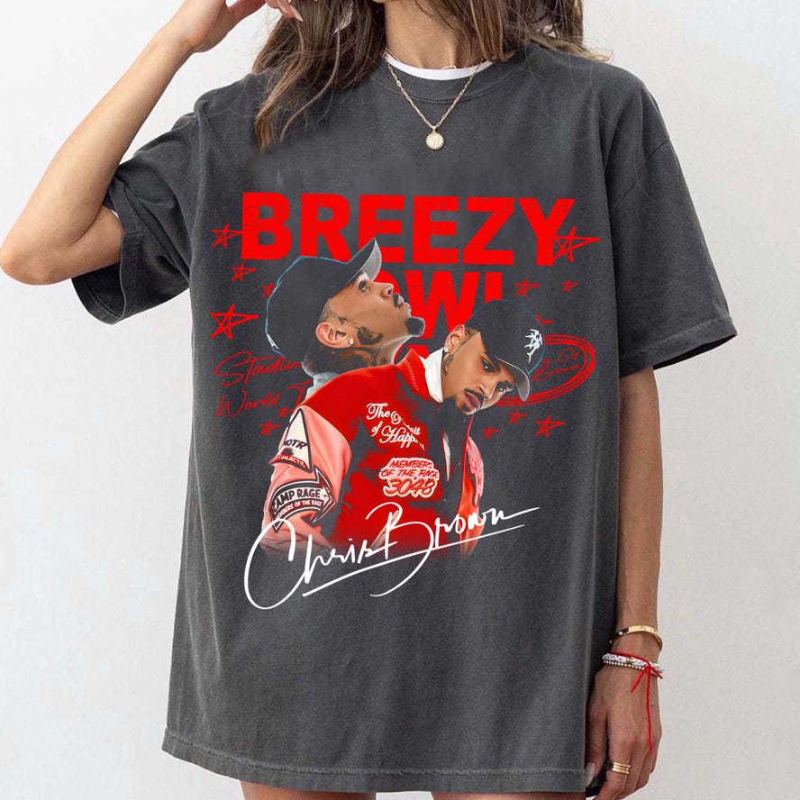 Breezy Bowl Xx T-Shirt, Chris Brown Album Shirt, Chris Brown Fan Gift