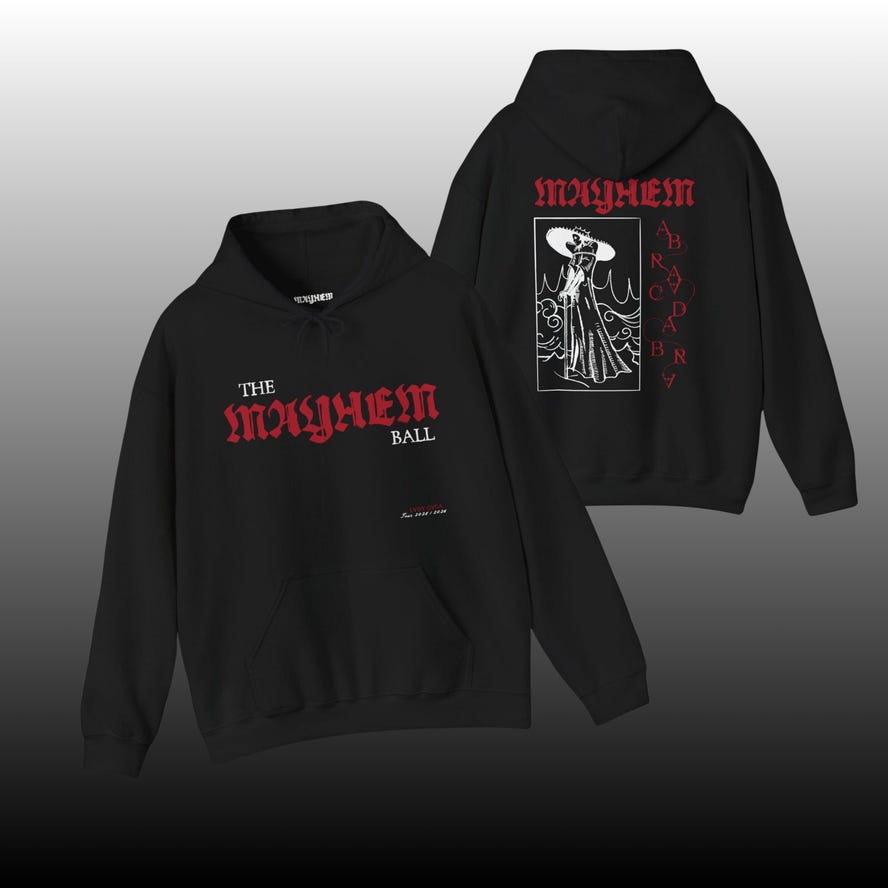 Mayhem Ball Abra-Ca-Dabra Black Hoodie