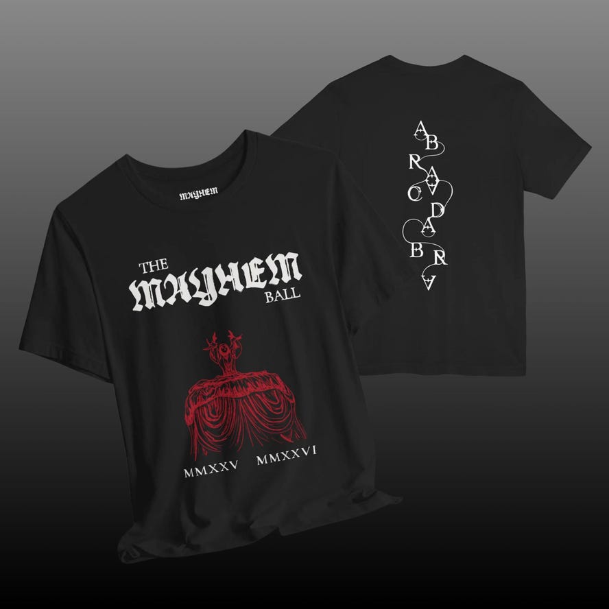 Mayhem Ball Red Dress Tshirt
