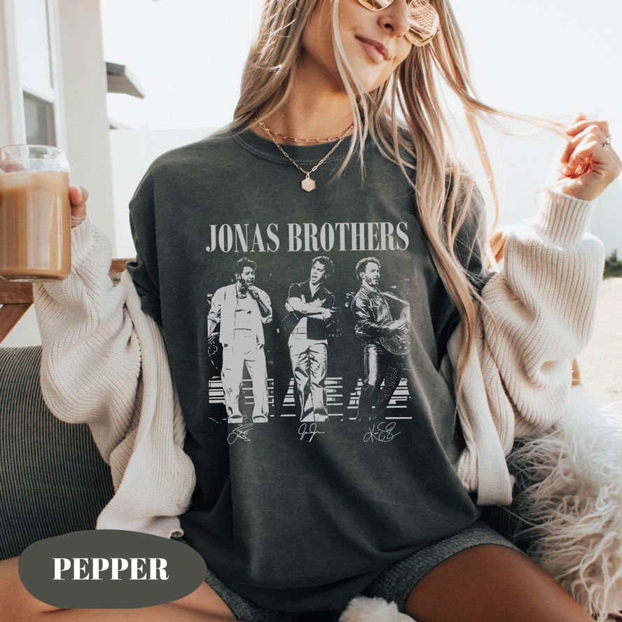 Jonas Brothers Comfort Colors 20Th Anniversary Shirt