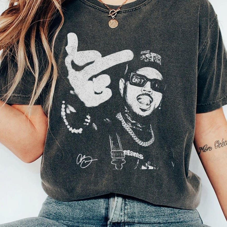 Chris Breezy World Tour 2025 Vintage Shirt