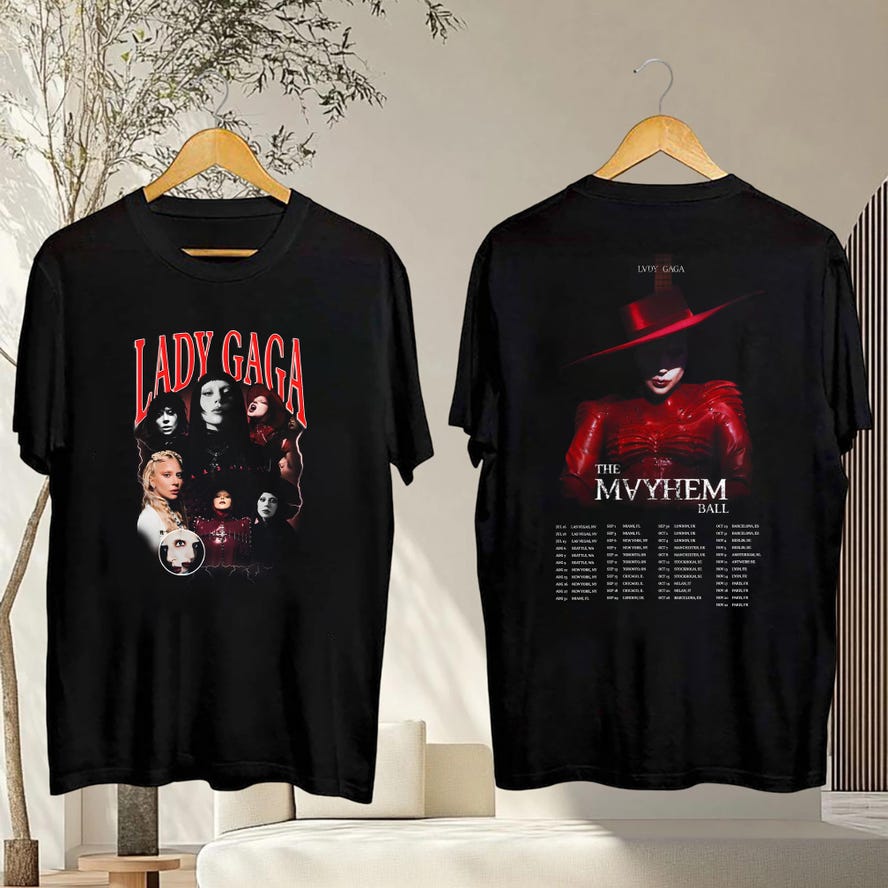 Vintage Lady Gaga Shirt, The Mayhem Ball Tour T-Shirt
