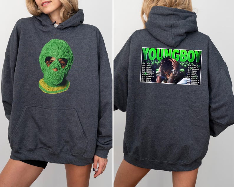 Youngboy Rap Hip Hop Music Tour 2025 Hoodie