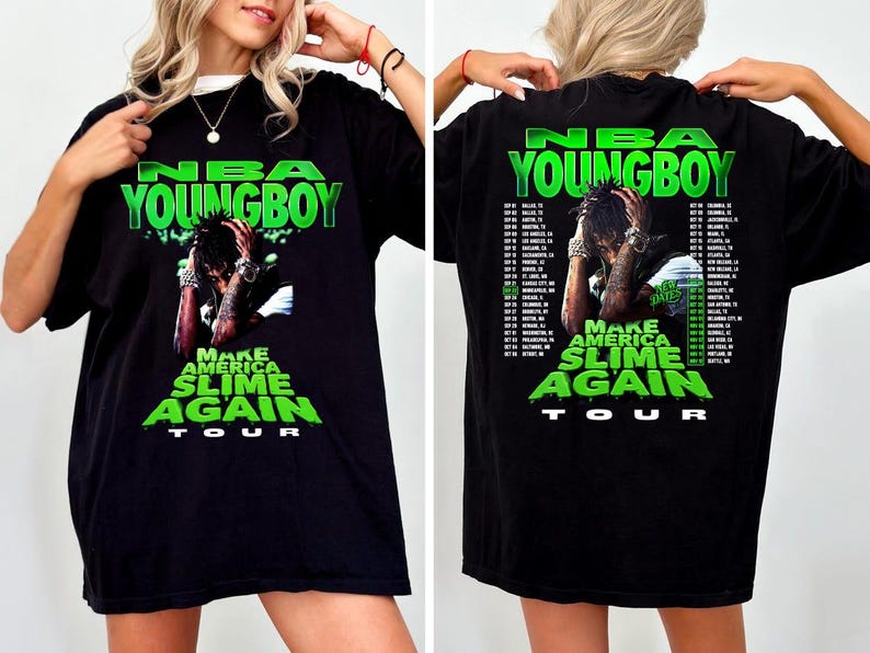 Youngboy Masa 2025 Tour Graphic Shirt