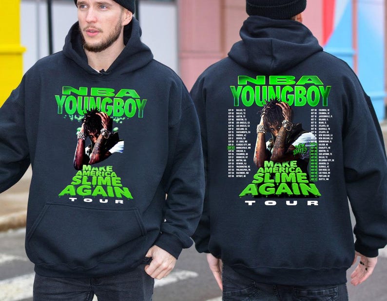 Youngboy Masa 2025 Tour Hoodie Black