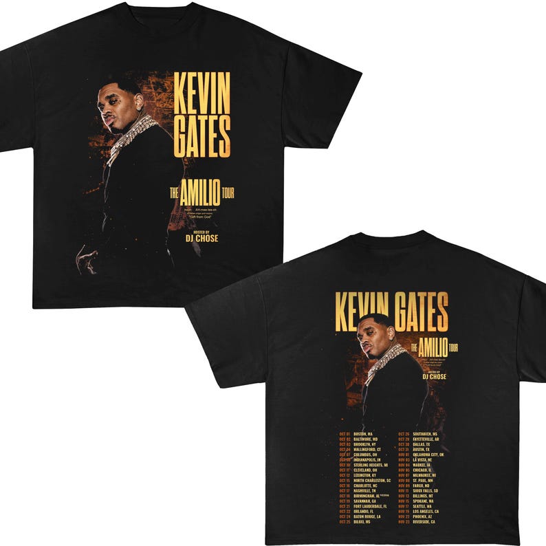 Kevin Gates The Amilio Tour 2025 Shirt