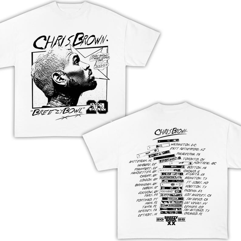 Chris Brown Breezy Bowl Xx Tour T-Shirt