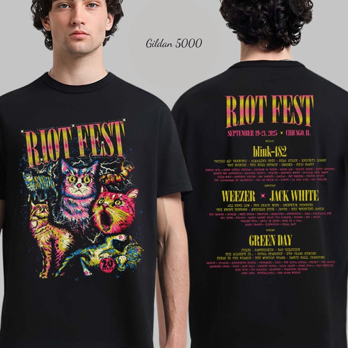 Riot Fest 2025 Douglass Park Chicago Merch 2025 Funny T-Shirt