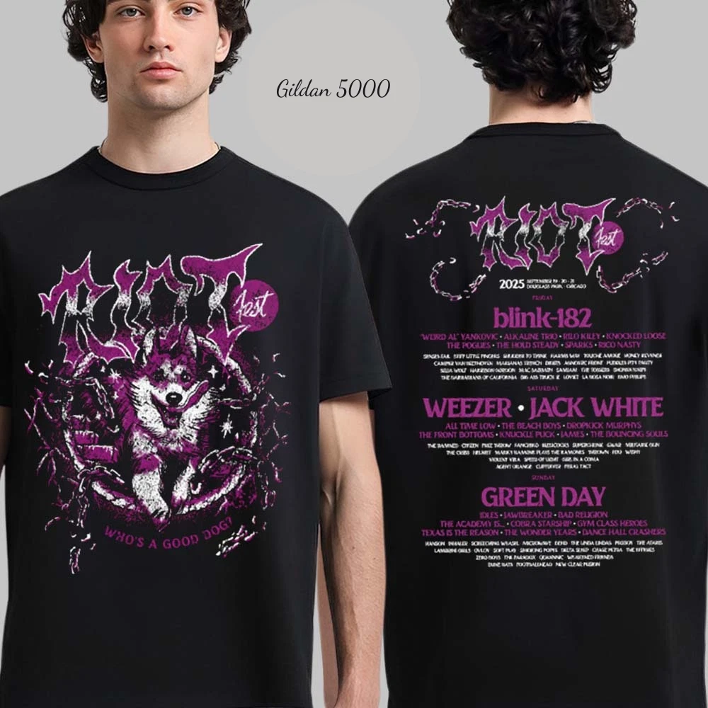 Riot Fest 2025 Douglass Park Chicago T-Shirt