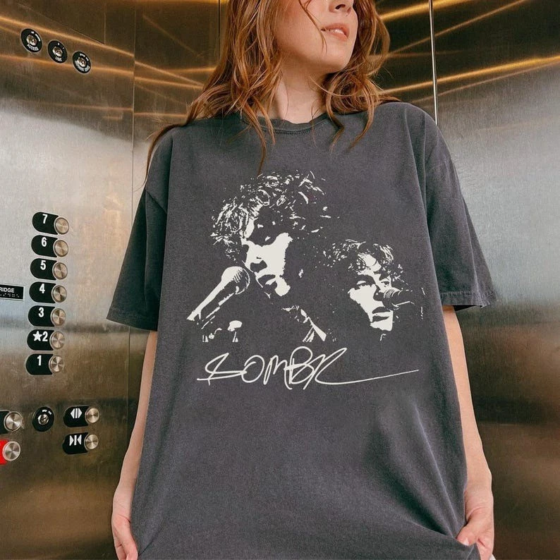 Vintage Sombr The Late Nights & Young Romance Tour 2025 T Shirt