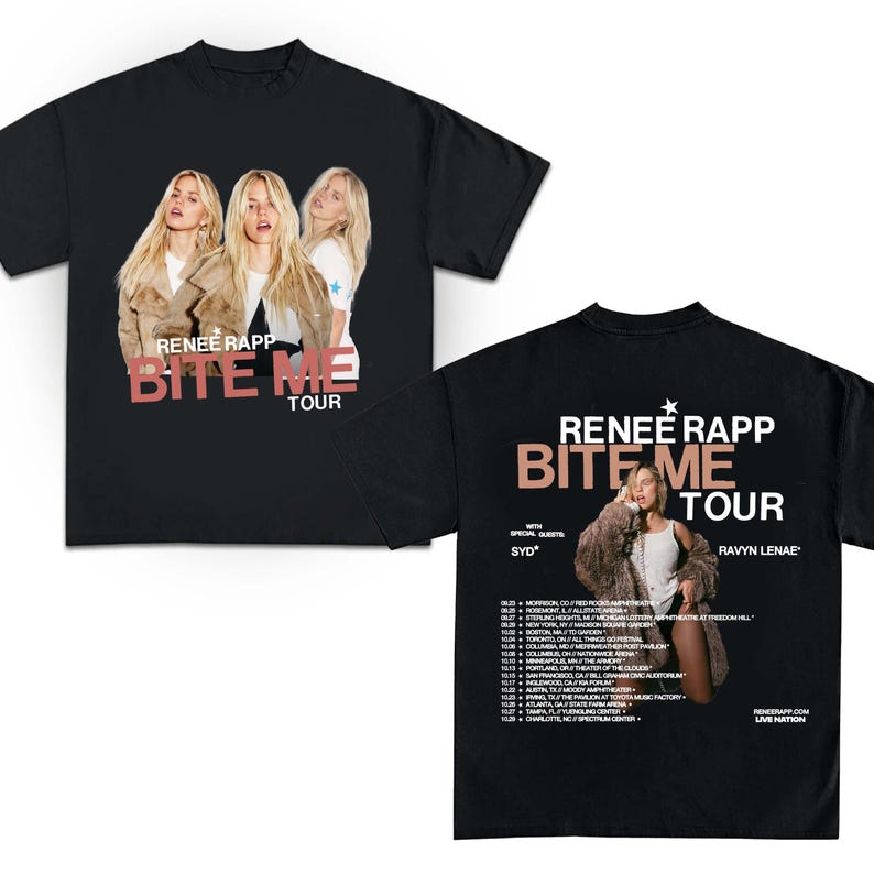 Renee Rapp Bite Me Tour 2025 Vintage Shirt