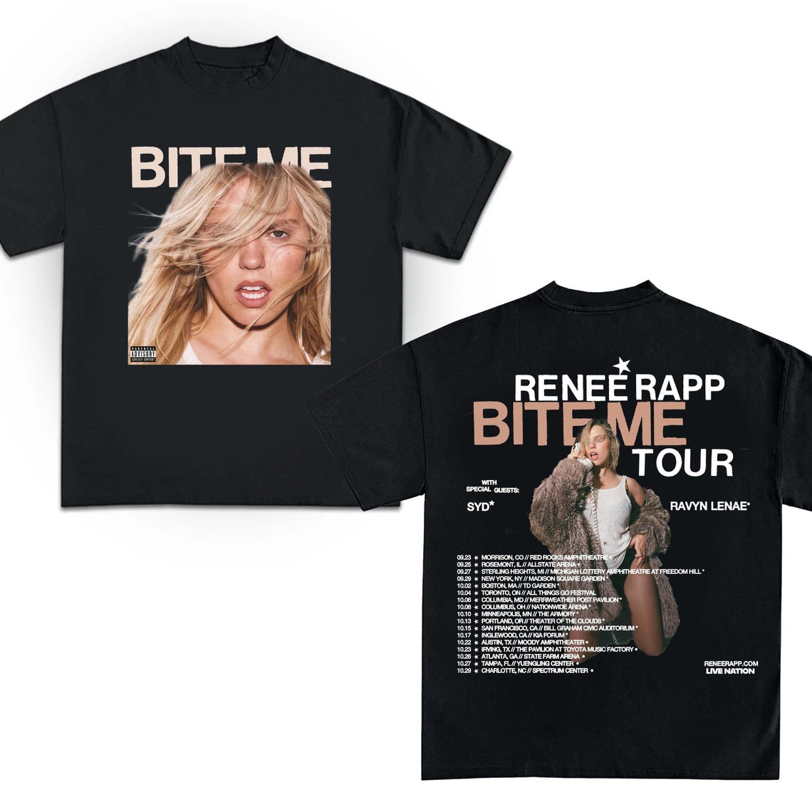 Renee Rapp Bite Me Tour 2025 Vintage Shirt