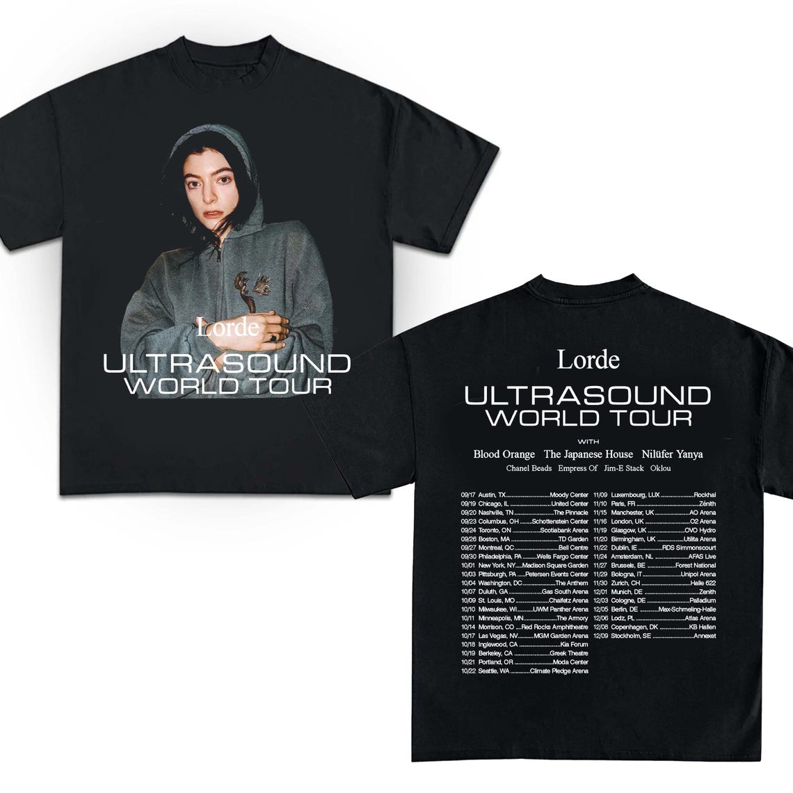 Lorde Ultrasound Tour Merch 2025 Tour Lorde Ultrasound Shirt