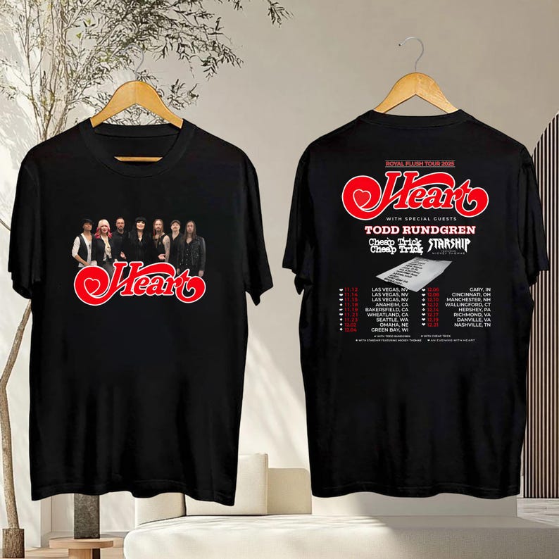 Heart Band Royal Plush 2025 Tour Shirt