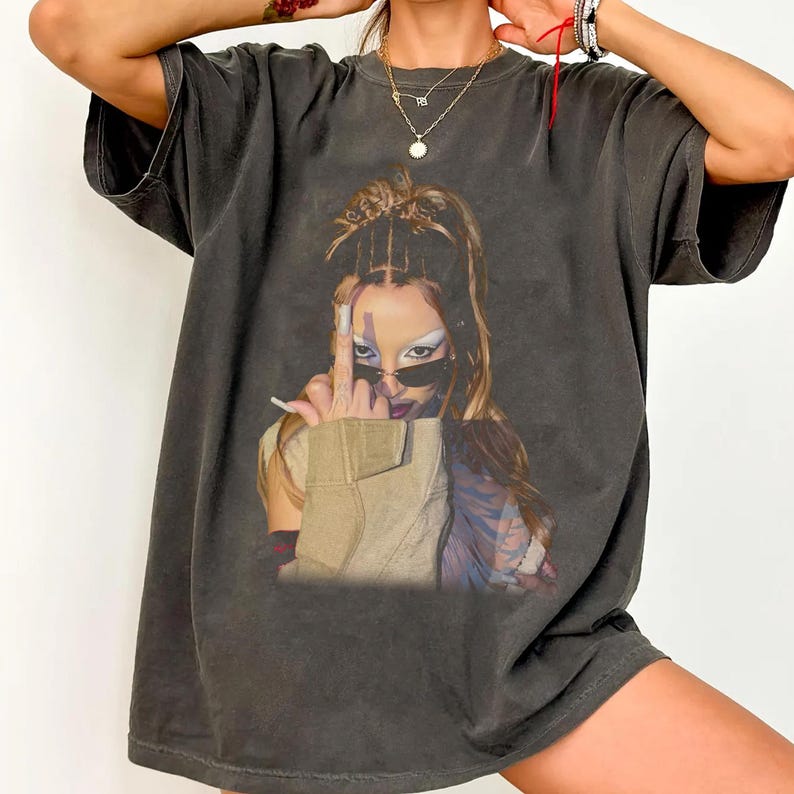 Doja Cat Middle Finger T-Shirt, Vintage Doja Cat Graphic Shirt