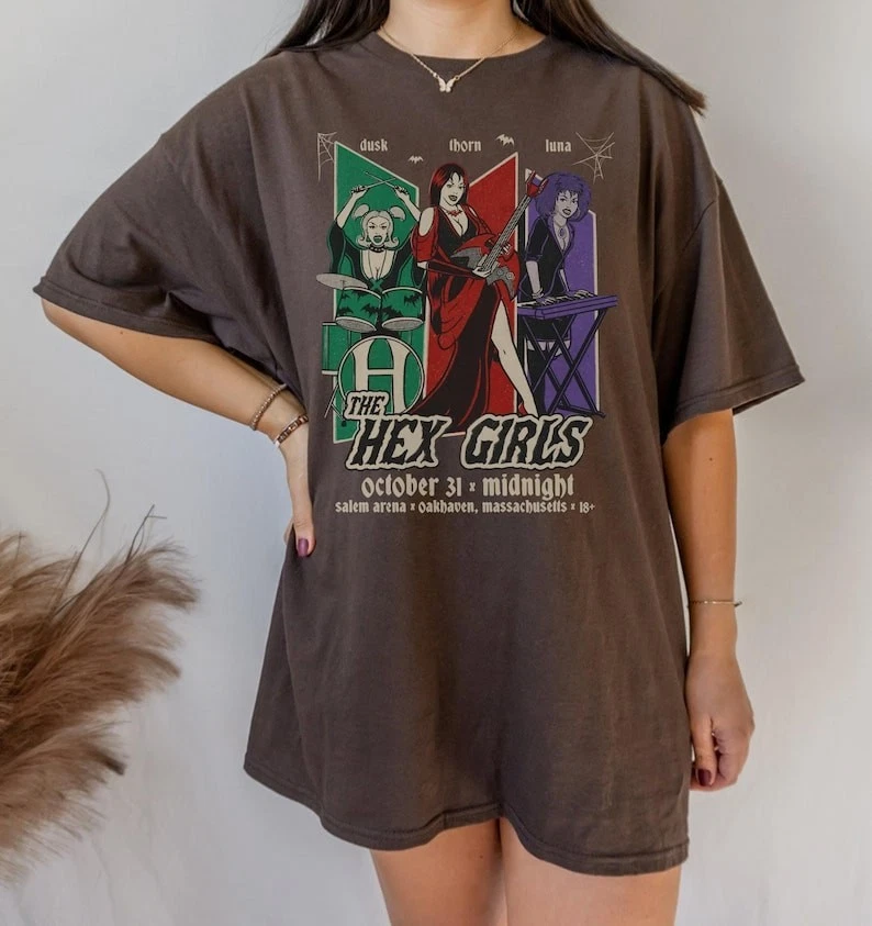 The Hex Girls Retro 90S Spooky Shirt