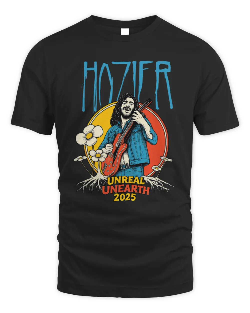 Hozier Merch Unreal Unearth 2025 Flower Tour T-Shirt