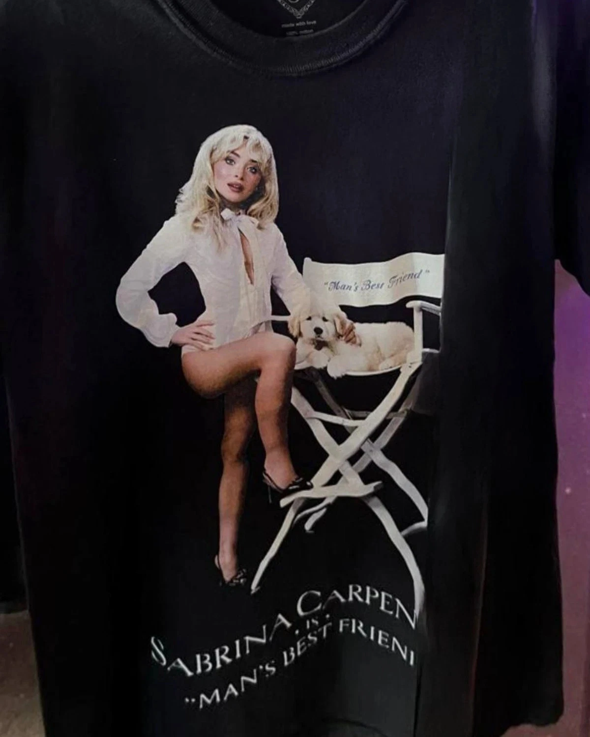 Sabrina Carpenter Chicago August Pop-Up T-Shirt Man Best Friend
