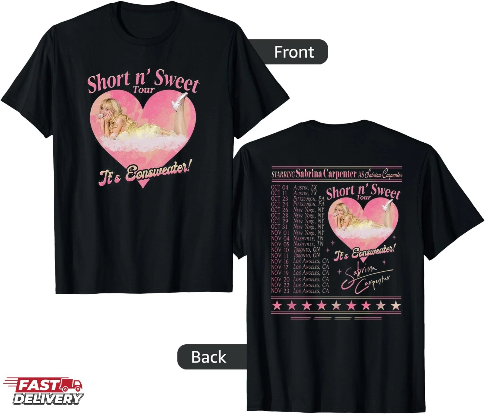 Sabrina Carpenter Tour 2025 Shirt