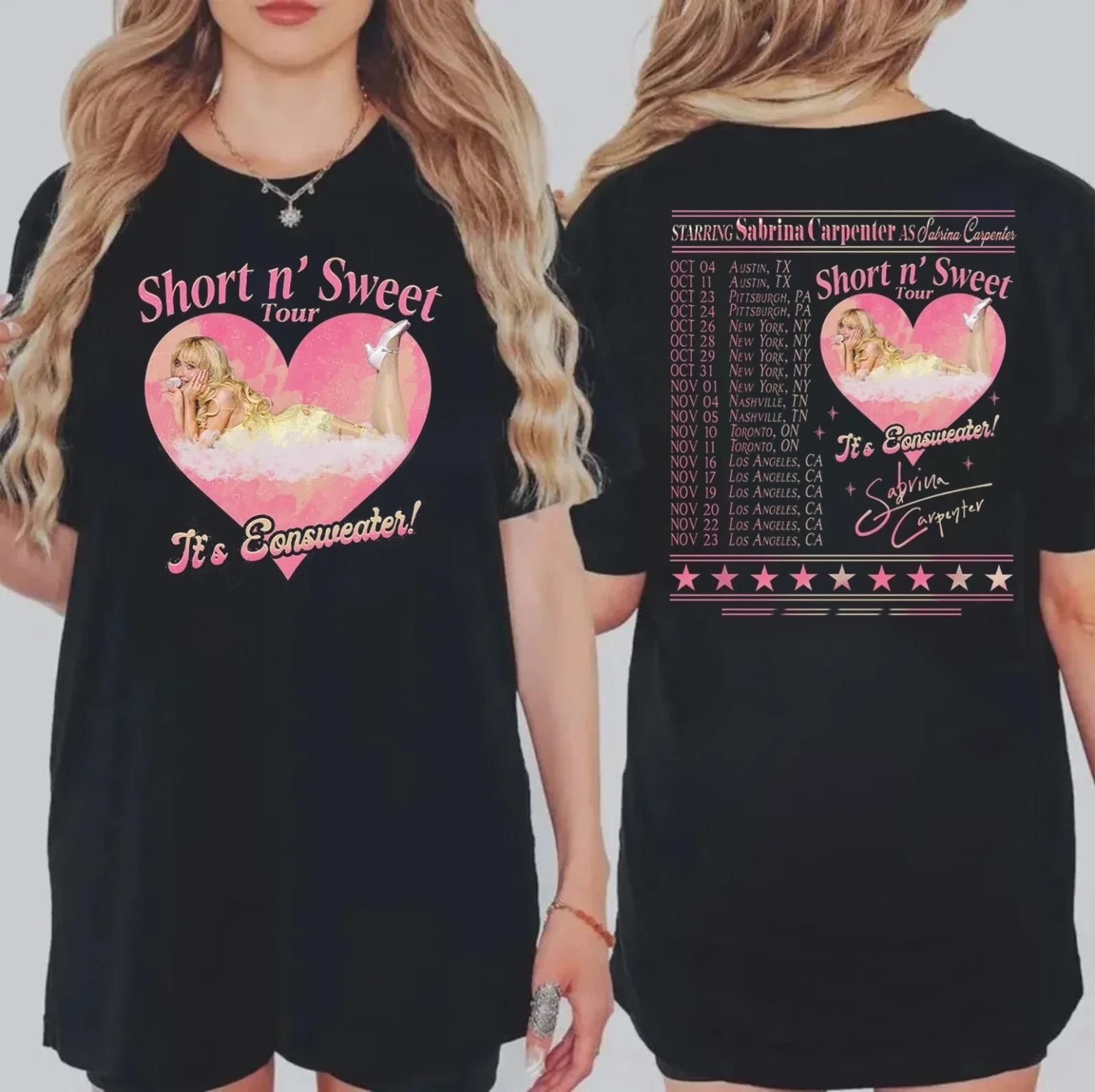 Sabrina Carpenter Music Tour T-Shirt