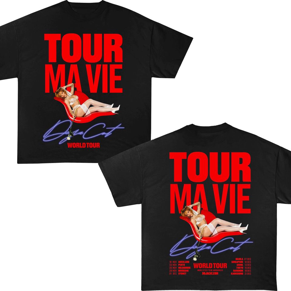 Doja Cat 2025 Tour T-Shirt, Vintage Doja Cat Graphic Shirt
