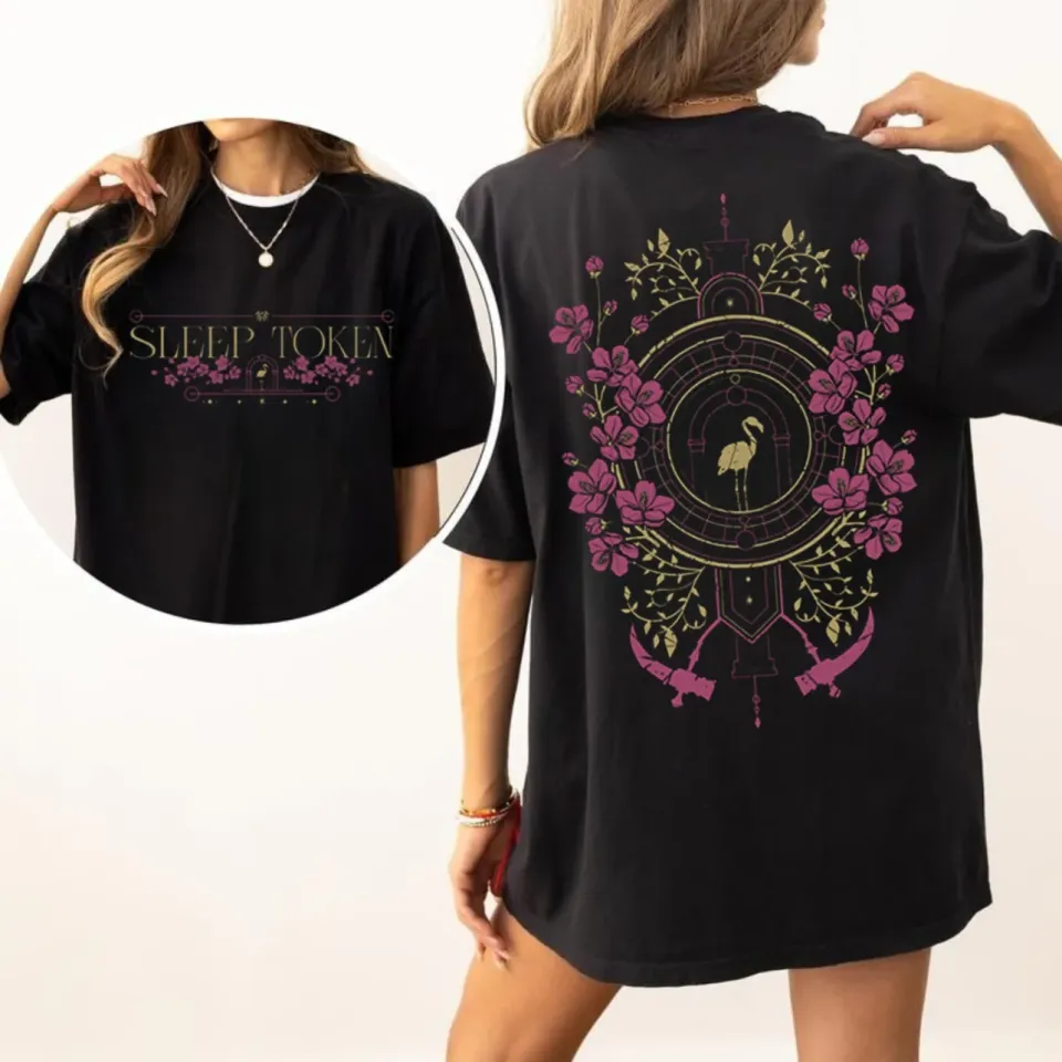 Sleep Tonke Even In Arcadia Crest Shirt Double Sided 2025 T-Shirt Black