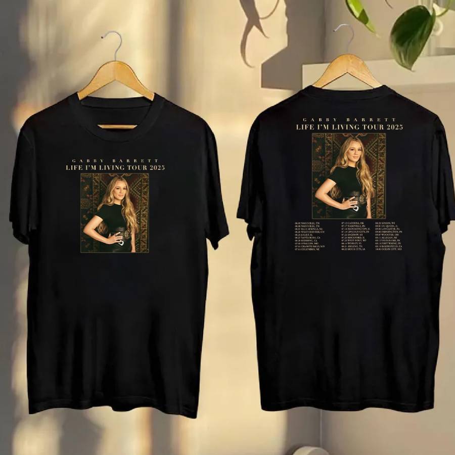 Gabby Barrett Life IM Living Tour 2025 T-Shirt