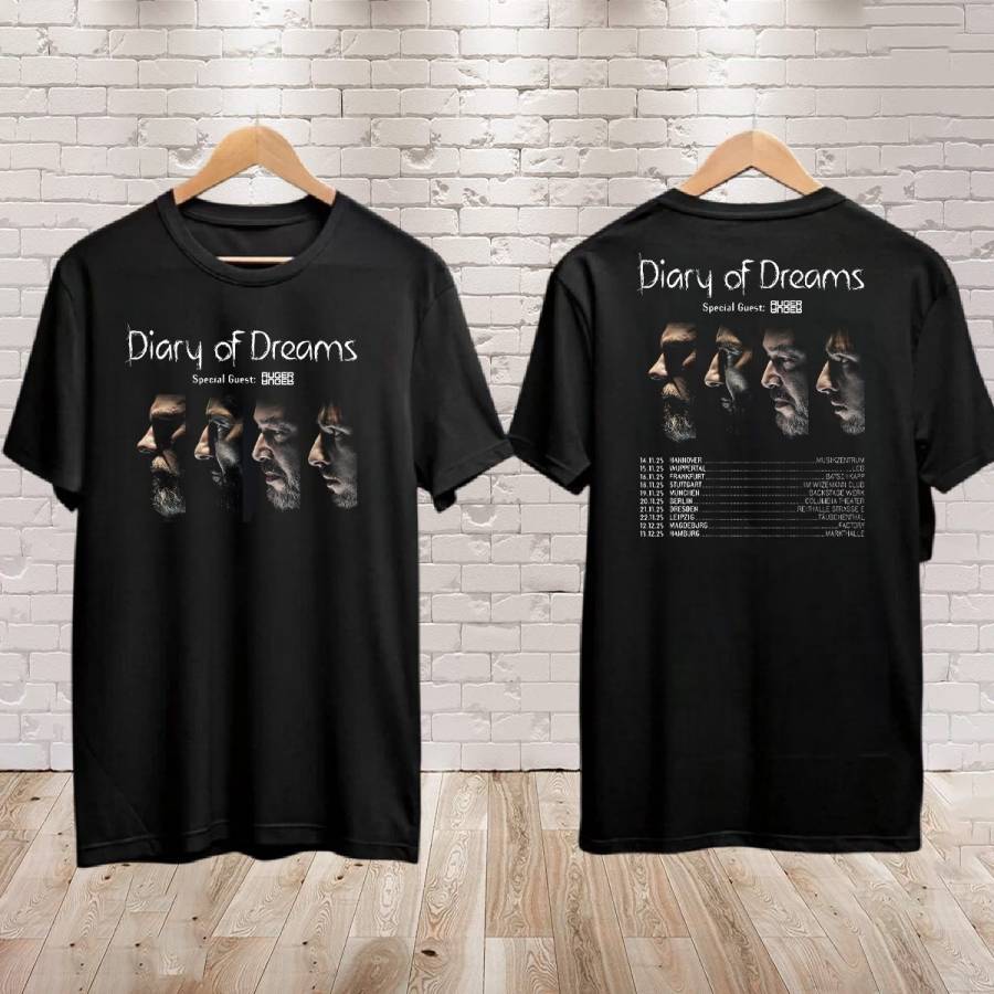 Diary Of Dreams Tour 2025 T-Shirt