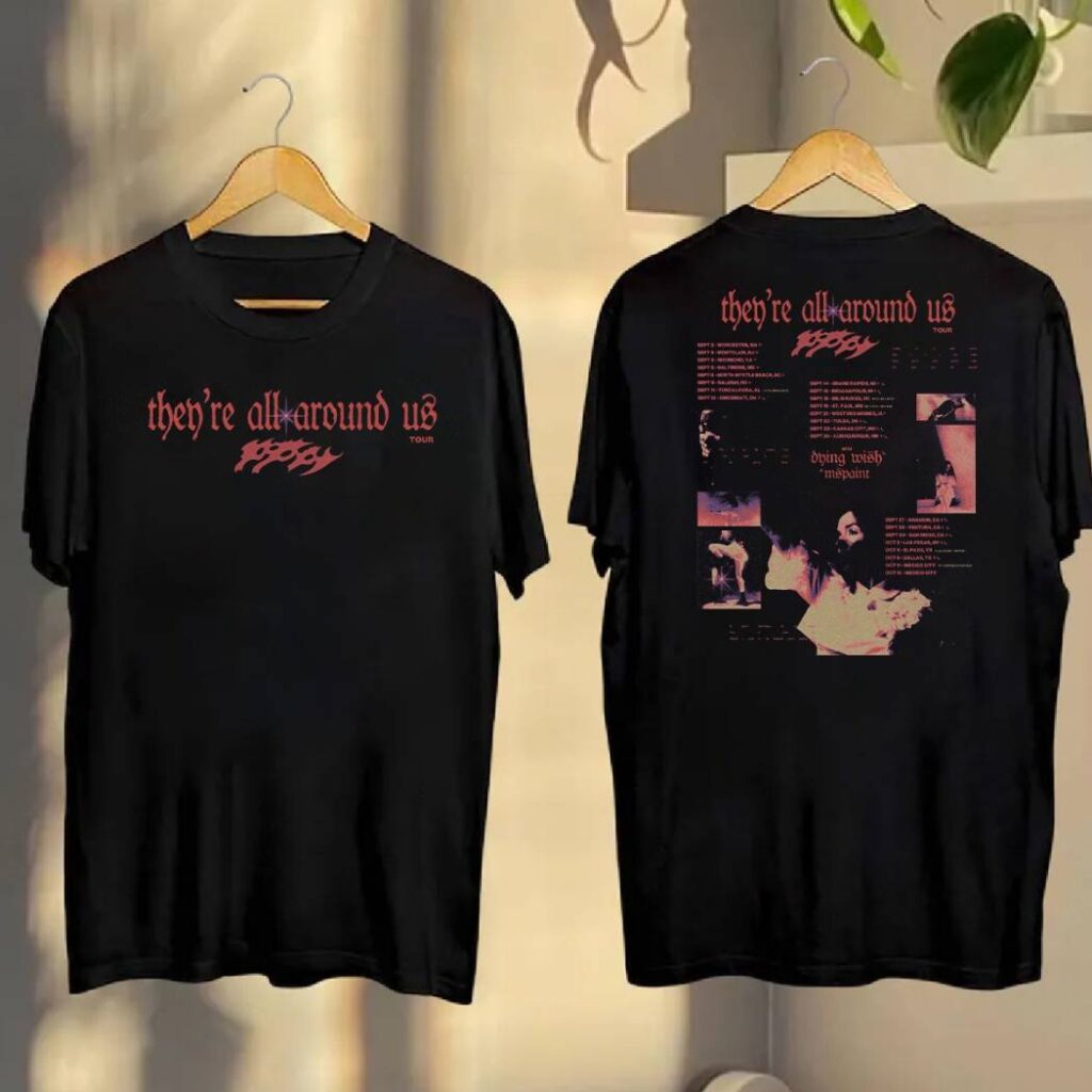 Poppy TheyRe All Around Us Tour 2025 T-Shirt