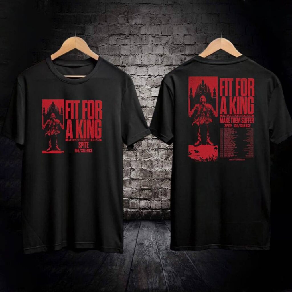 Fit For A King The Lonely God Tour 2025 T-Shirt