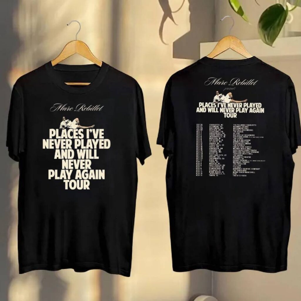 Marc Rebillet Places I Have Never Played And Willt-Shirt
