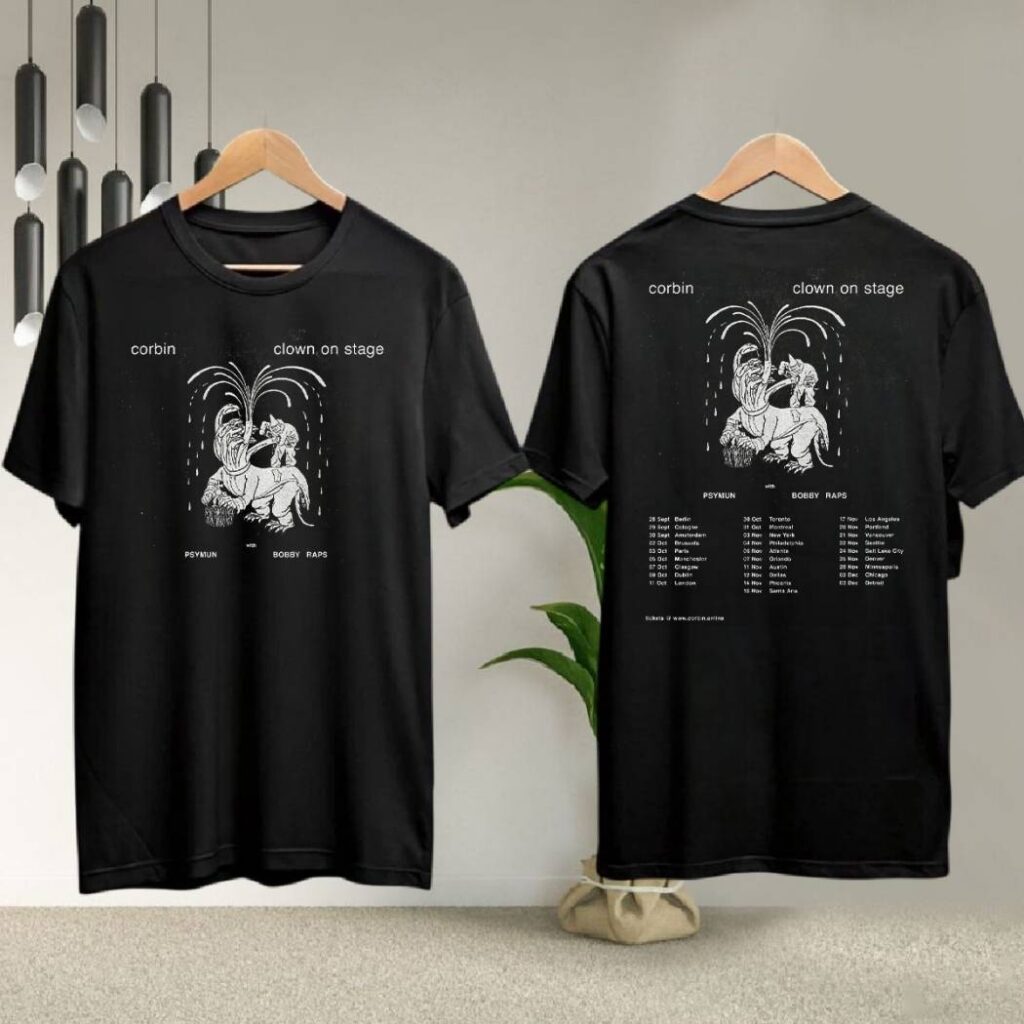 Corbin Clown On Stage Tour 2025 T-Shirt