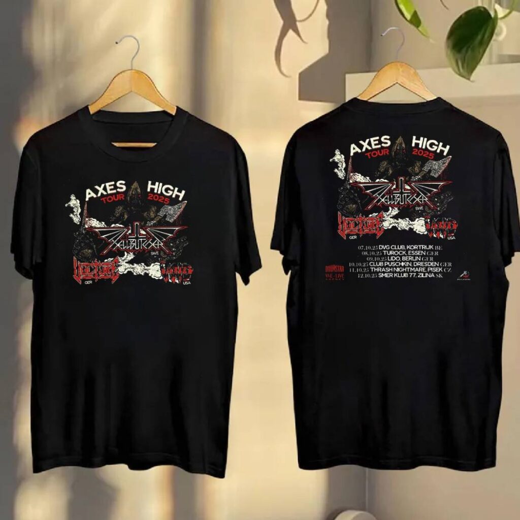 Hellbutcher Axes High Tour 2025 T-Shirt