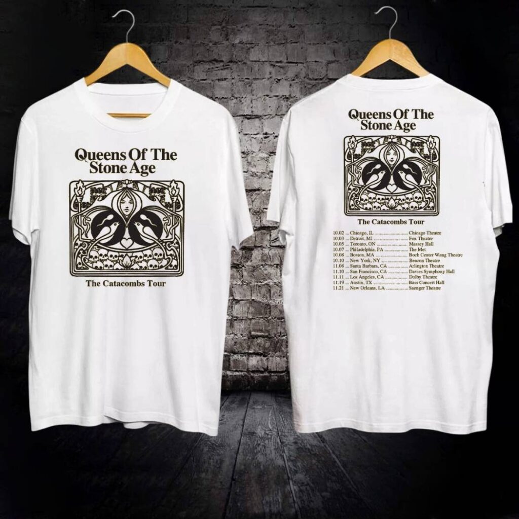 Queen Of The Stone Age The Catacombs Tour 2025 T-Shirt
