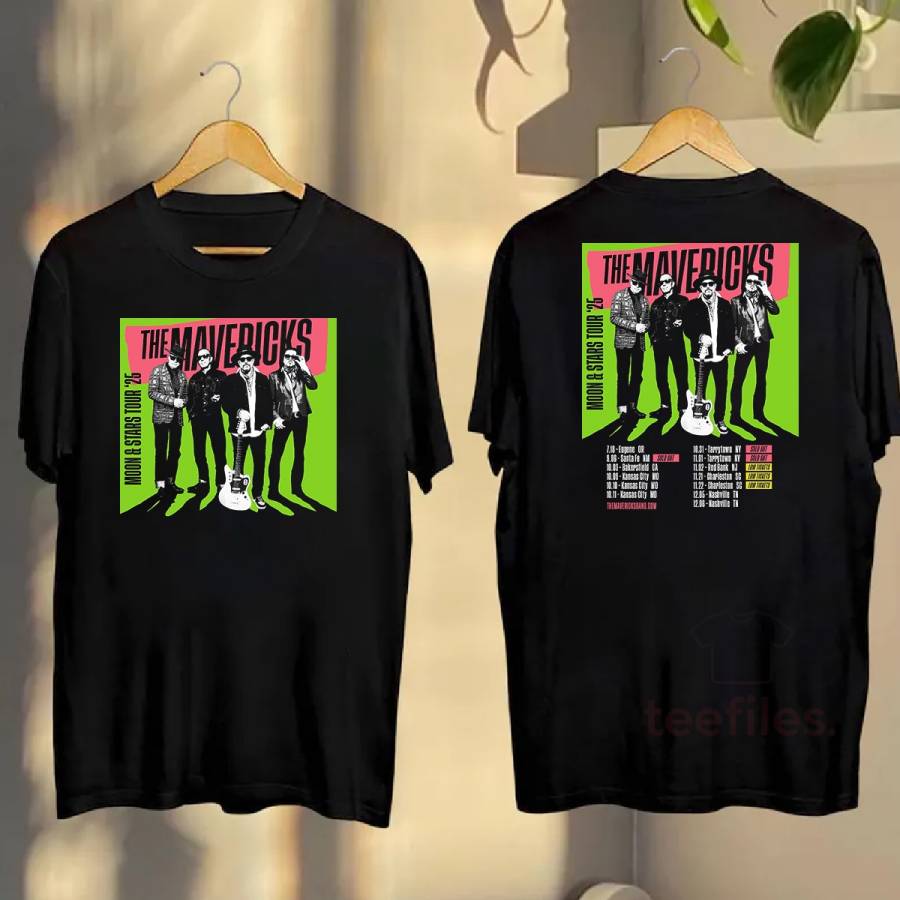 The Mavericks Moon & Stars Tour 2025 T-Shirt