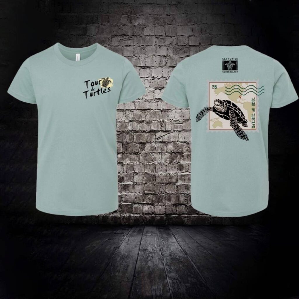 Sea Turtle 2025 Tour De Turtles T-Shirt
