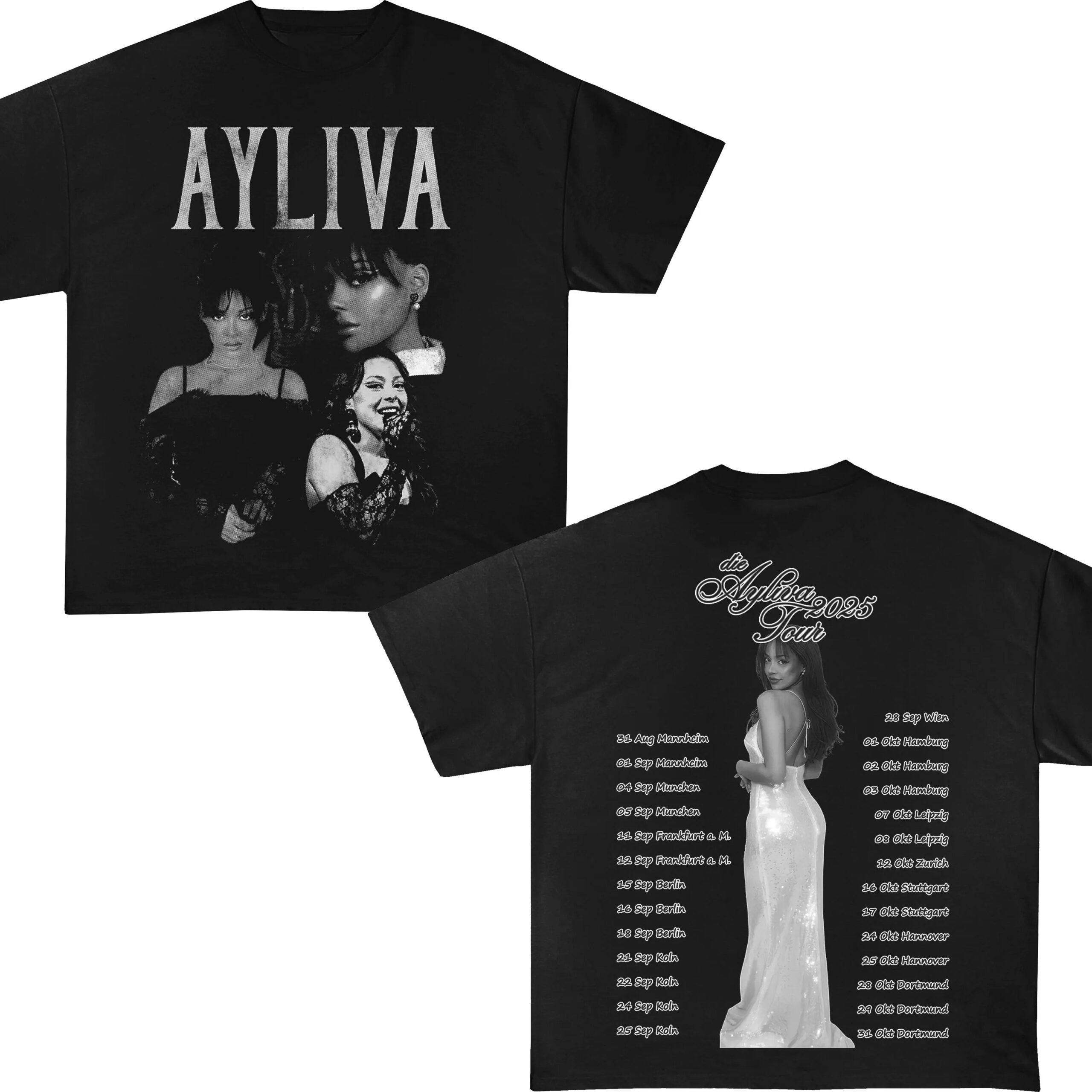 Ayliva Tour 2025 Shirt | Unisex Concert Merch & Gift For Fans Classic T-Shirt