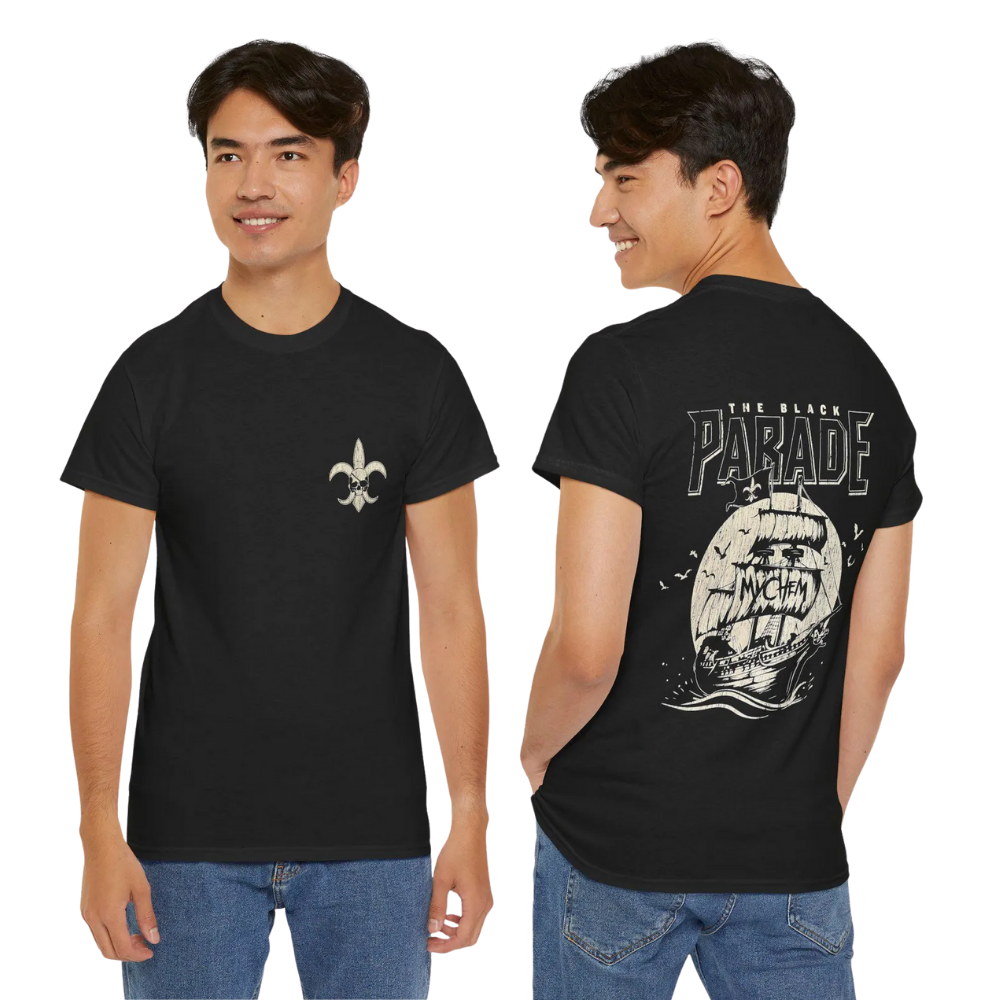 My Chemical Romance Black Parade Tour Shirt Rock Concert Fan Merch Shirt