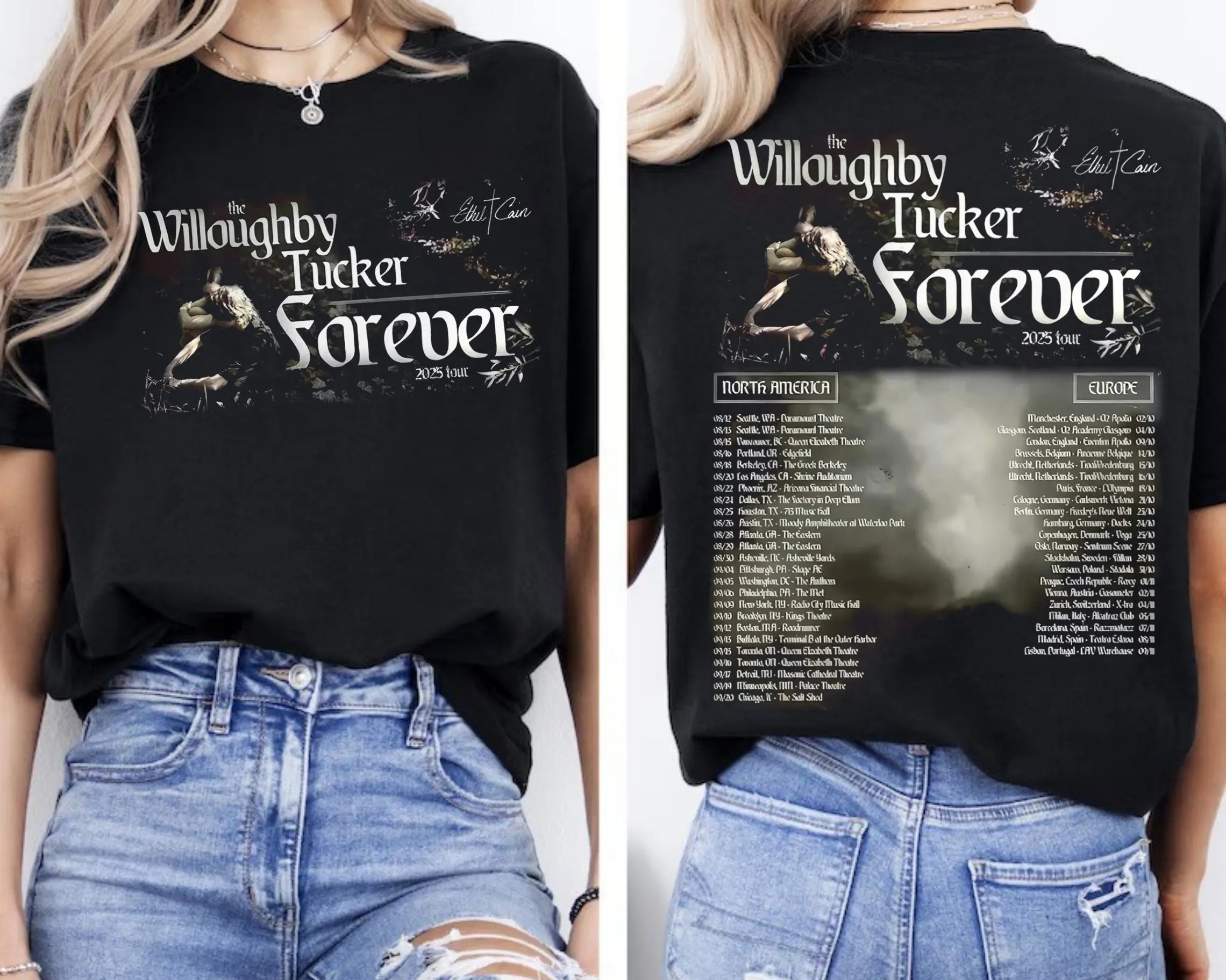 Ethel Cain Willoughby Tucker Tour 2025 Shirt Vintage Concert Fan Shirt