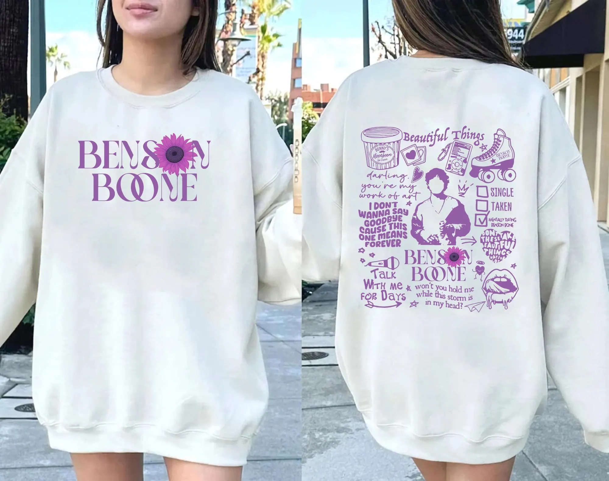 Benson Boone American Heart Tour 2025 Shirt Moonbeam Concert Fan Shirt