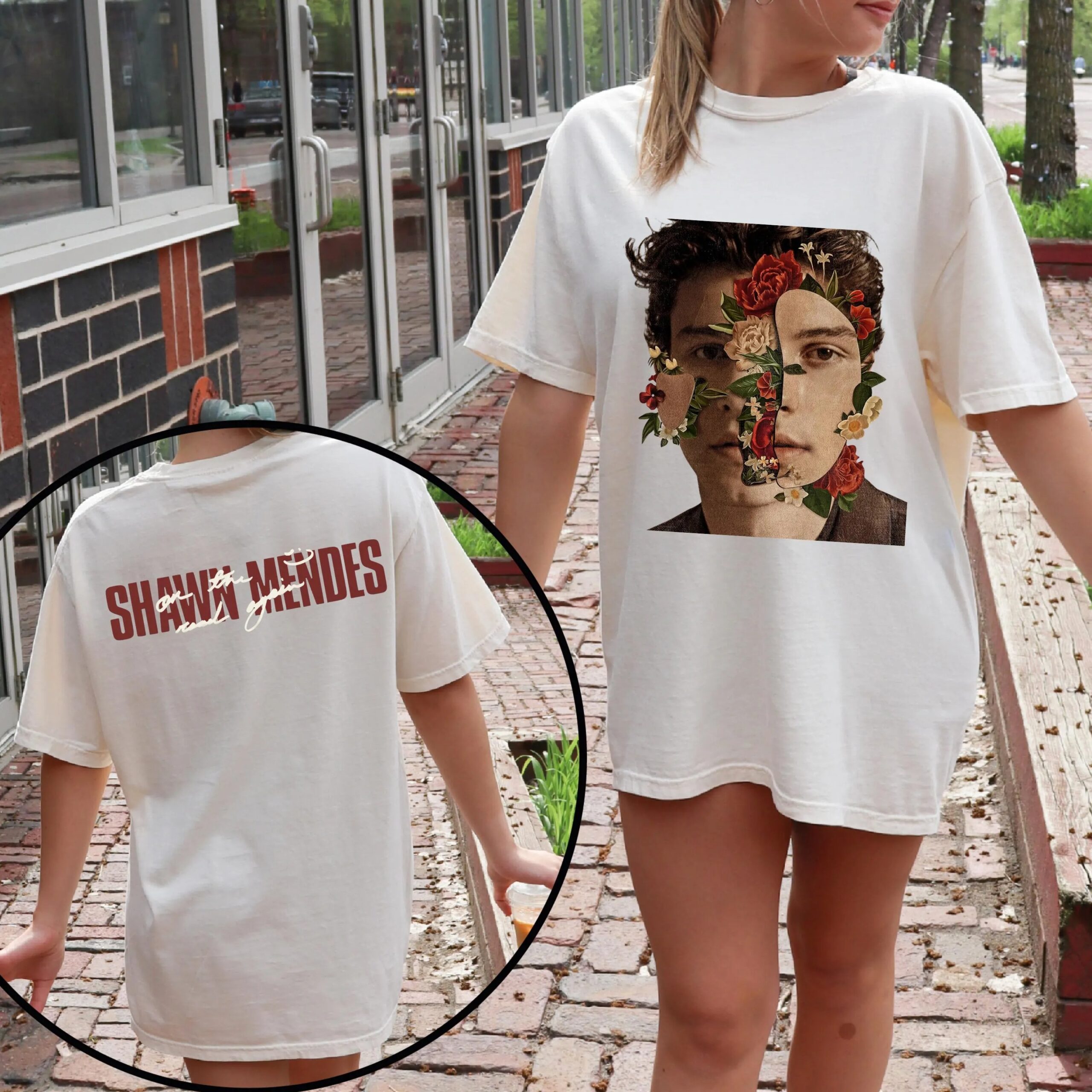 Shawn Mendes Fan T-Shirt, Concert Merch, Oversized Music Shirt With Customizable Option