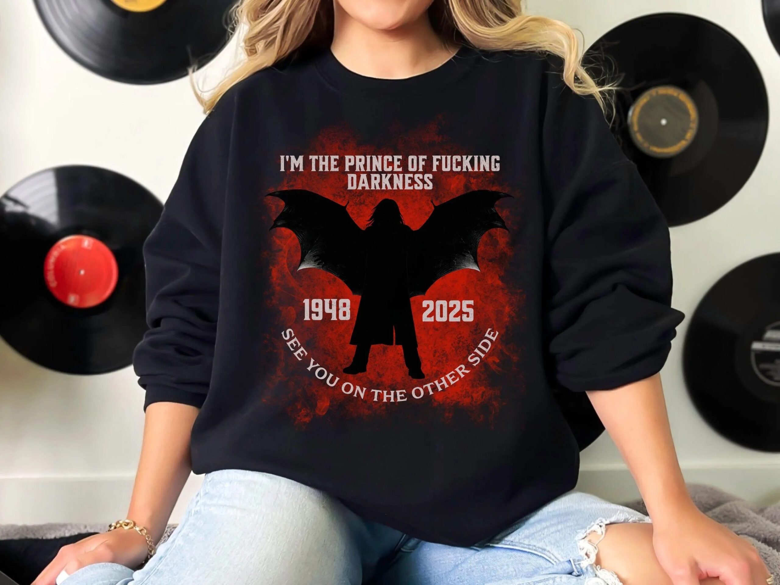 Ozzy Osbourne Tribute Sweatshirt, The Dark Maestro Shirt 19482025 Sweater