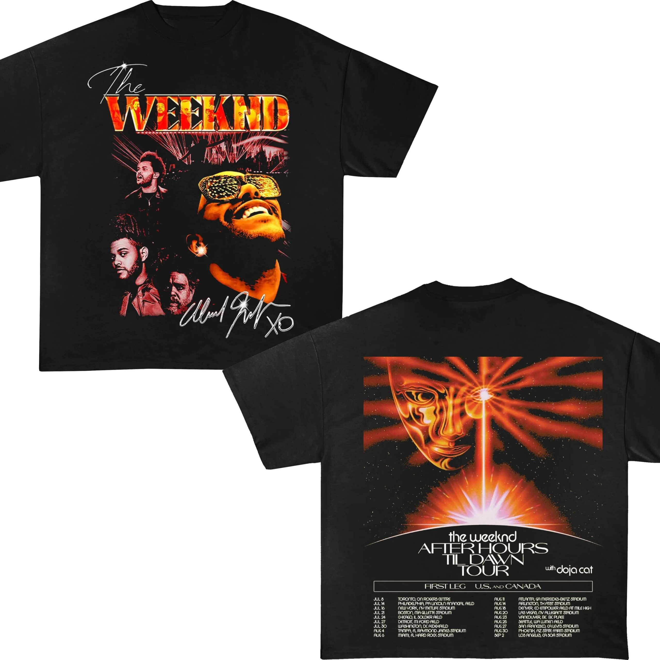 The Weeknd Tour 2025 T-Shirt , After Hours Till Down T-Shirt, Hip Hop Cotton Shirt