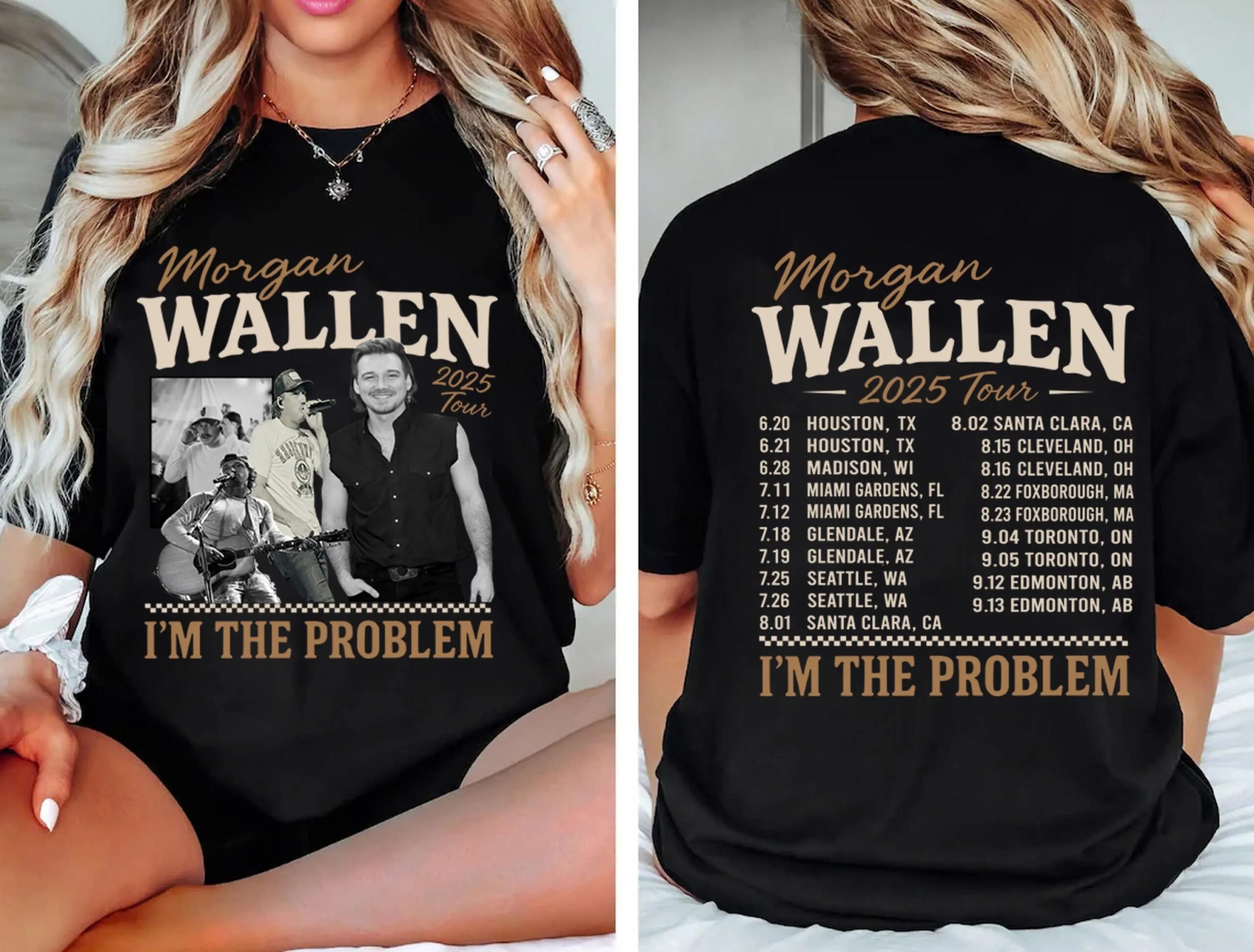Morgan Wallen IM The Problem Tour 2025 Shirt Country Concert Fan Shirt