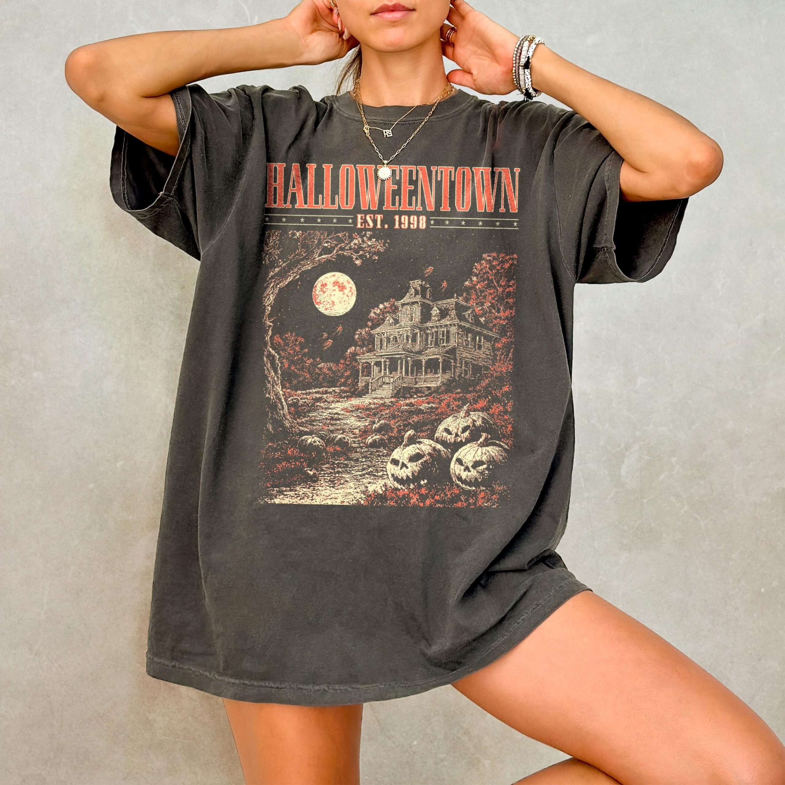 Halloweentown Retro Shirt 1998 Comfort Colors Spooky Fall Shirt